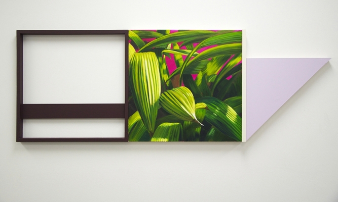 ”3”, Oil, wood, drywall, 23x64x3, 2016